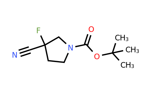 1334675-01-2 | tert-Butyl 3-cyano-3-fluoropyrrolidine-1-carboxylate
