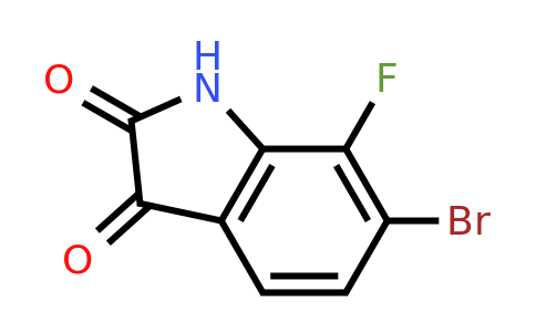 6-Bromo-7-fluoroindoline-2,3-dione