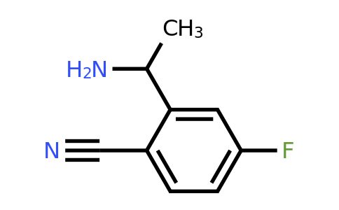 1337621-23-4 | 2-(1-Aminoethyl)-4-fluorobenzonitrile