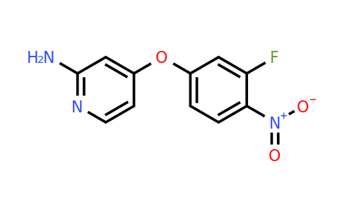 1337931-92-6 | 4-(3-Fluoro-4-nitrophenoxy)pyridin-2-amine