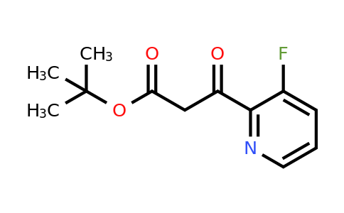 1338091-30-7 | tert-Butyl 3-(3-fluoropyridin-2-yl)-3-oxopropanoate