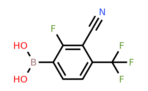 1338229-42-7 | (3-Cyano-2-fluoro-4-(trifluoromethyl)phenyl)boronic acid