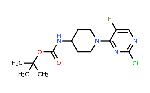 1338494-93-1 | tert-Butyl (1-(2-chloro-5-fluoropyrimidin-4-yl)piperidin-4-yl)carbamate