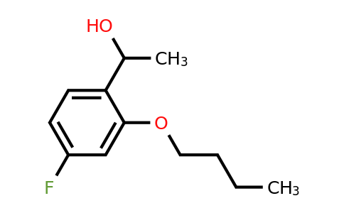 1339001-81-8 | 1-(2-Butoxy-4-fluorophenyl)ethanol