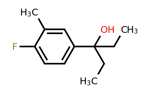 3-(4-Fluoro-3-methylphenyl)pentan-3-ol