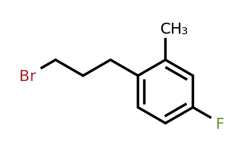 1339430-36-2 | 2-(3-Bromopropyl)-5-fluorotoluene