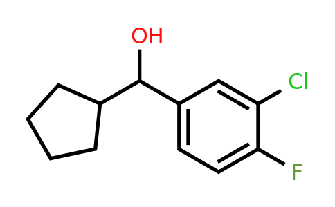 1339640-22-0 | (3-Chloro-4-fluorophenyl)(cyclopentyl)methanol