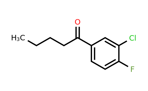1339657-45-2 | 1-(3-Chloro-4-fluorophenyl)pentan-1-one