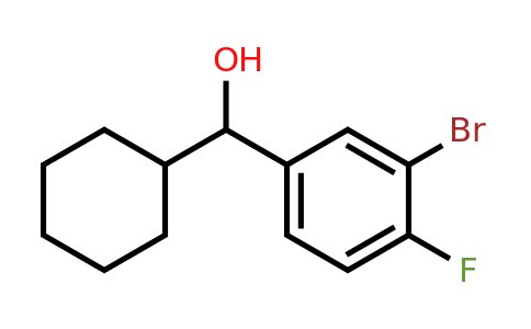1340035-55-3 | (3-Bromo-4-fluorophenyl)(cyclohexyl)methanol