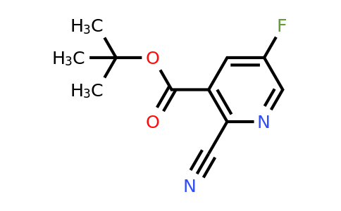 1341034-65-8 | tert-Butyl 2-cyano-5-fluoronicotinate