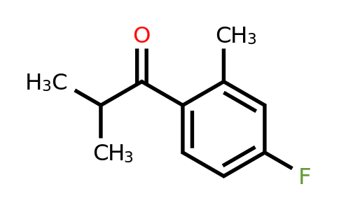 1341111-63-4 | 1-(4-Fluoro-2-methylphenyl)-2-methylpropan-1-one