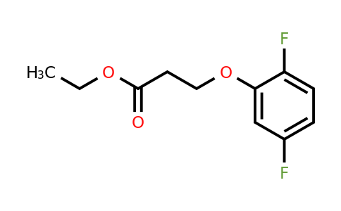 1341783-35-4 | Ethyl 3-(2,5-difluorophenoxy)propanoate