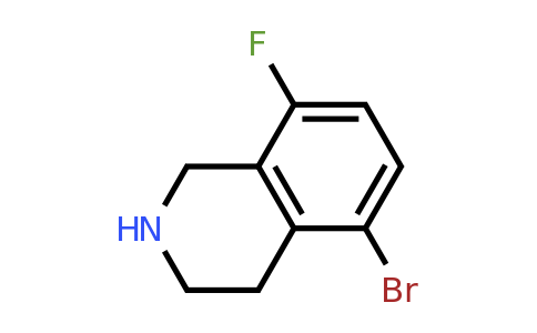 1342747-87-8 | 5-Bromo-8-fluoro-1,2,3,4-tetrahydroisoquinoline