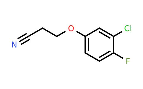1343192-11-9 | 3-(3-Chloro-4-fluorophenoxy)propanenitrile