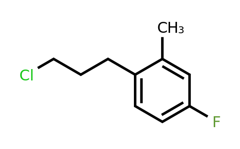 1343327-78-5 | 2-(3-Chloropropyl)-5-fluorotoluene