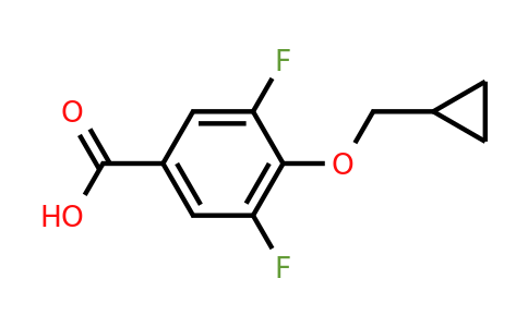 1343436-42-9 | 4-(Cyclopropylmethoxy)-3,5-difluorobenzoic acid