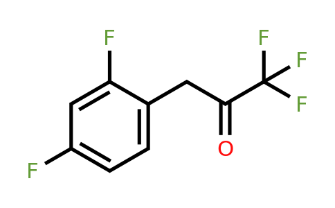 1343484-90-1 | 3-(2,4-Difluorophenyl)-1,1,1-trifluoropropan-2-one