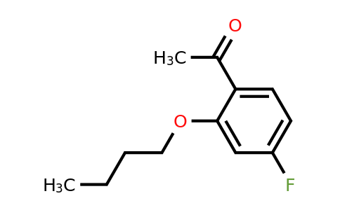 1344075-33-7 | 1-(2-Butoxy-4-fluorophenyl)ethanone