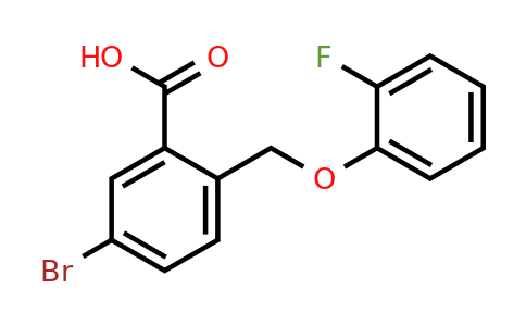 1344692-25-6 | 5-Bromo-2-((2-fluorophenoxy)methyl)benzoic acid