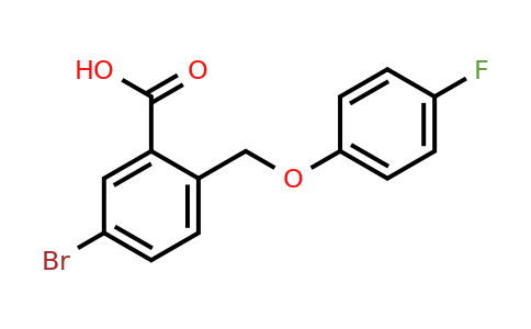 1344701-52-5 | 5-Bromo-2-((4-fluorophenoxy)methyl)benzoic acid