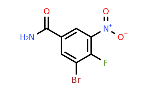 1345471-86-4 | 3-Bromo-4-fluoro-5-nitrobenzamide