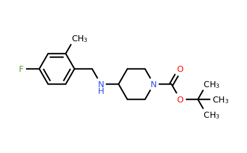 1349715-60-1 | tert-Butyl 4-((4-fluoro-2-methylbenzyl)amino)piperidine-1-carboxylate