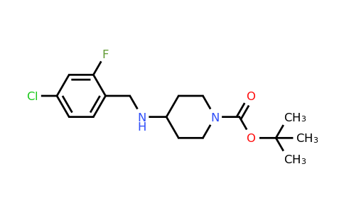 1349716-05-7 | tert-Butyl 4-((4-chloro-2-fluorobenzyl)amino)piperidine-1-carboxylate