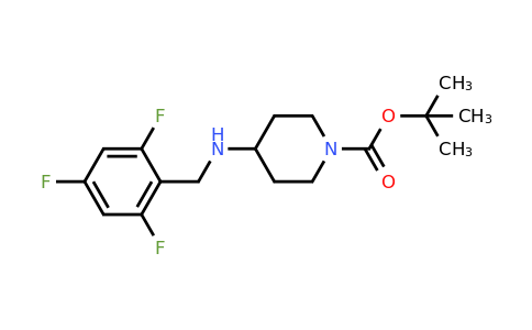 1349717-00-5 | tert-Butyl 4-((2,4,6-trifluorobenzyl)amino)piperidine-1-carboxylate