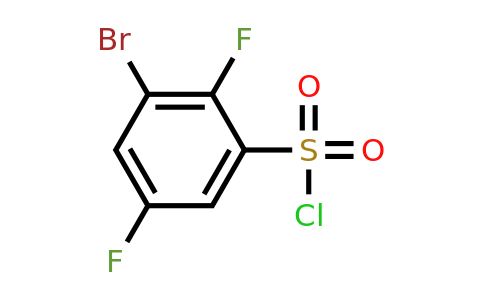 1349717-49-2 | 3-Bromo-2,5-difluorobenzenesulfonyl chloride