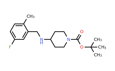 1349718-45-1 | tert-Butyl 4-((5-fluoro-2-methylbenzyl)amino)piperidine-1-carboxylate