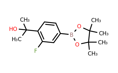 1350426-05-9 | 2-[2-Fluoro-4-(tetramethyl-1,3,2-dioxaborolan-2-yl)phenyl]propan-2-ol
