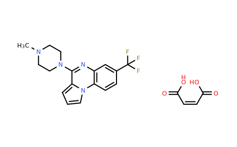 1350965-83-1 | 4-(4-Methylpiperazin-1-yl)-7-(trifluoromethyl)pyrrolo[1,2-a]quinoxaline maleate