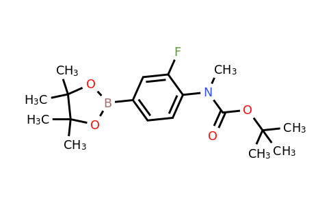 1351502-29-8 | tert-Butyl (2-fluoro-4-(4,4,5,5-tetramethyl-1,3,2-dioxaborolan-2-yl)phenyl)(methyl)carbamate