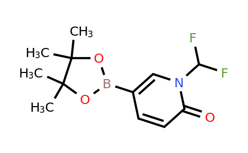 1352152-41-0 | 2(1H)-Pyridinone, 1-(difluoromethyl)-5-(4,4,5,5-tetramethyl-1,3,2-dioxaborolan-2-yl)-
