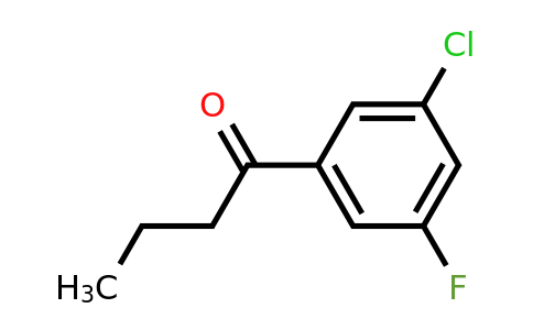 1352208-98-0 | 1-(3-Chloro-5-fluorophenyl)butan-1-one