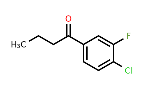 1352209-60-9 | 1-(4-Chloro-3-fluorophenyl)butan-1-one