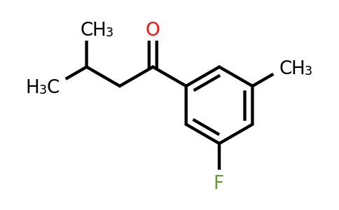 1352210-11-7 | 1-(3-Fluoro-5-methylphenyl)-3-methylbutan-1-one