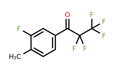 1352215-12-3 | 2,2,3,3,3-Pentafluoro-1-(3-fluoro-4-methylphenyl)propan-1-one