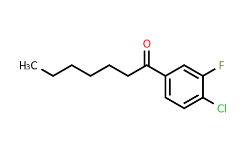 1352221-83-0 | 1-(4-Chloro-3-fluorophenyl)heptan-1-one