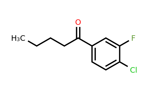 1352224-73-7 | 1-(4-Chloro-3-fluorophenyl)pentan-1-one