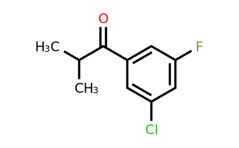 1352226-72-2 | 1-(3-Chloro-5-fluorophenyl)-2-methylpropan-1-one