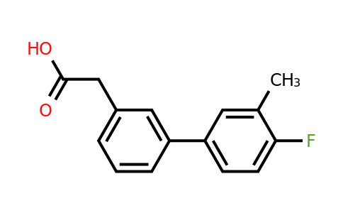 1352318-21-8 | 3-(4-fluoro-3-methylphenyl)phenylacetic acid