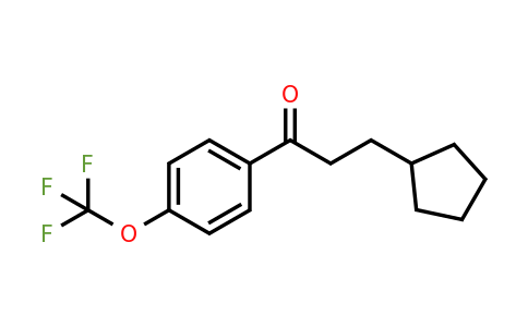 1352318-73-0 | 3-Cyclopentyl-1-[4-(trifluoromethoxy)phenyl]propan-1-one