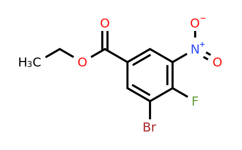 1353101-96-8 | Ethyl 3-bromo-4-fluoro-5-nitrobenzoate