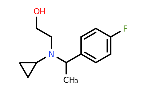 2-(Cyclopropyl(1-(4-fluorophenyl)ethyl)amino)ethanol