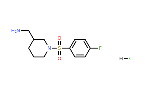 1353985-93-9 | C-[1-(4-Fluoro-benzenesulfonyl)-piperidin-3-yl]-methylamine hydrochloride