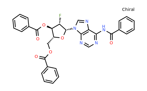 135473-17-5 | (2R,3r,4s,5r)-5-(6-benzamido-9h-purin-9-yl)-2-((benzoyloxy)methyl)-4-fluorotetrahydrofuran-3-yl benzoate