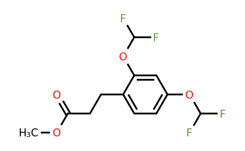 1354757-80-4 | Methyl (2,4-bis(difluoromethoxy)phenyl)propanoate