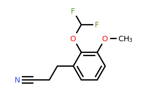 1354757-85-9 | 2-(Difluoromethoxy)-3-methoxyphenylpropanenitrile