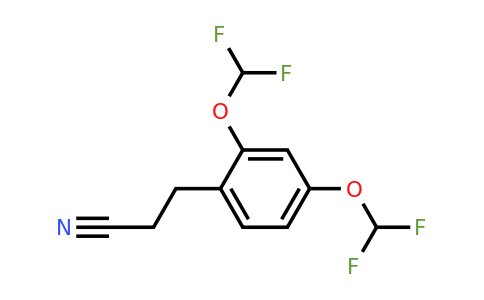1354765-89-1 | (2,4-Bis(difluoromethoxy)phenyl)propanenitrile
